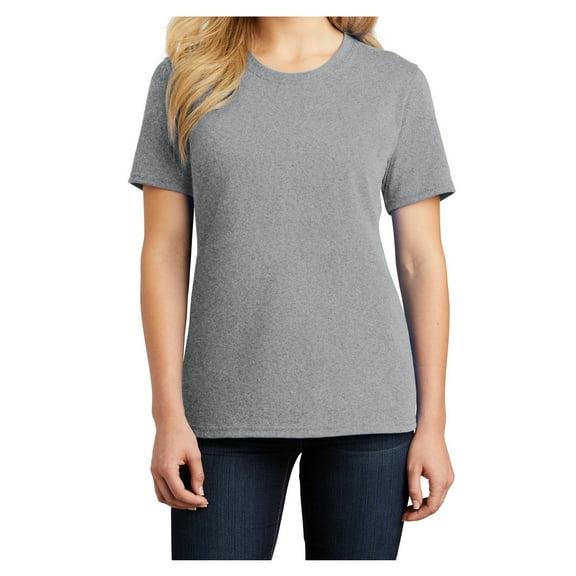 Ladies Core Cotton Tee Athletic Heather M