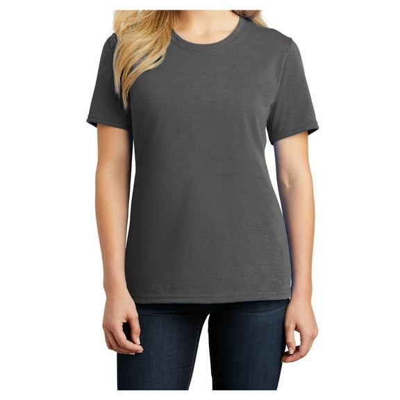 Ladies Core Cotton Tee Charcoal L