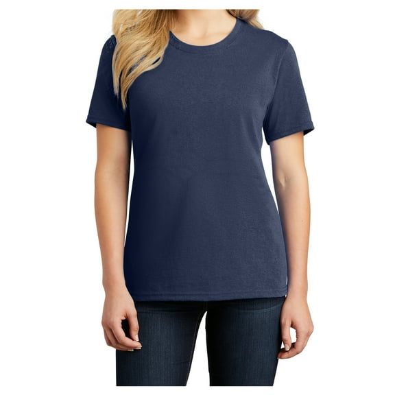 Ladies Core Cotton Tee Navy XL