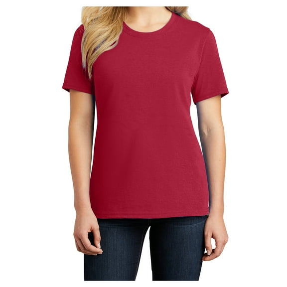 Ladies Core Cotton Tee Red S