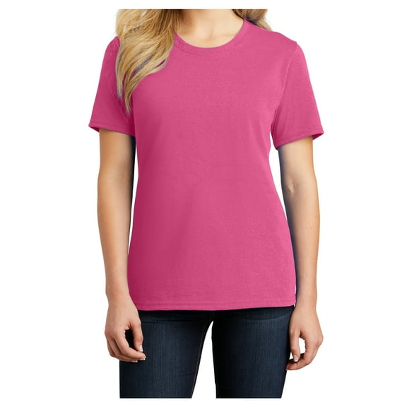 Ladies Core Cotton Tee Sangria L