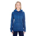 thumbnail image 1 of Ladies' Cosmic Contrast Fleece Hooded Sweatshirt - ROYAL FLK/ ROYAL - L, 1 of 5