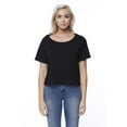 thumbnail image 1 of StarTee Ladies' Cotton Boxy T-Shirt XS BLACK, 1 of 2