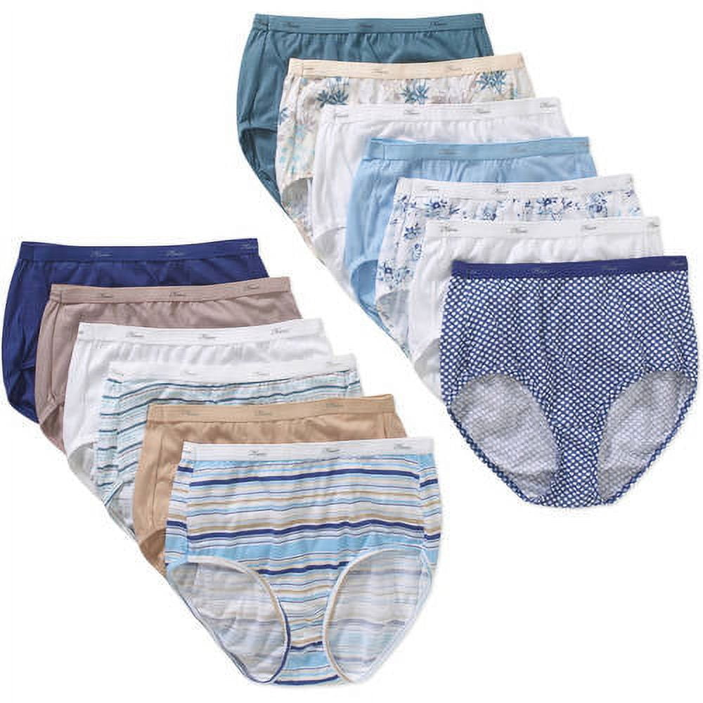 Ladies Cotton Brief, 10 Pack