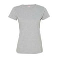 thumbnail image 1 of Ladies Cotton Fine Jersey Short Sleeve Tee Modern Semi-Fitted Women's T-shirt-Heather-xxl, 1 of 4
