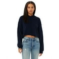 thumbnail image 1 of Ladies' Cropped Fleece Hoodie - NAVY - XL, 1 of 4