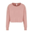 thumbnail image 1 of Ladies' Cropped Pullover Sweatshirt - DUSTY PINK - M, 1 of 2
