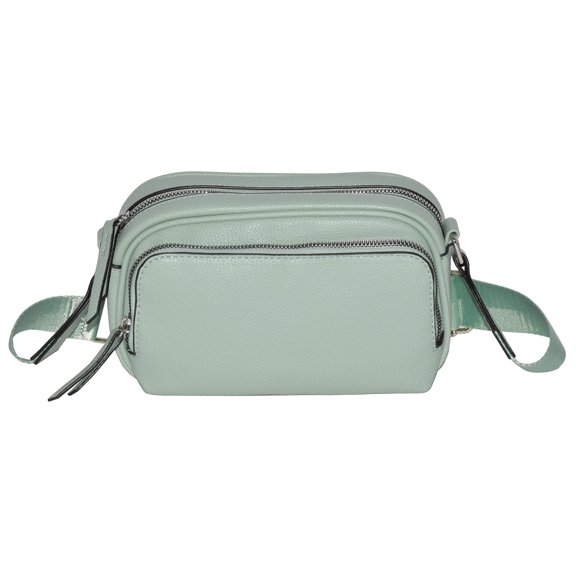 Ladies' Crossbody Bag with Front Zipper Pocket