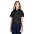 thumbnail image 1 of Ladies Crown Collectiono Solid Broadcloth Short-Sleeve Shirt-D620SW, 1 of 5