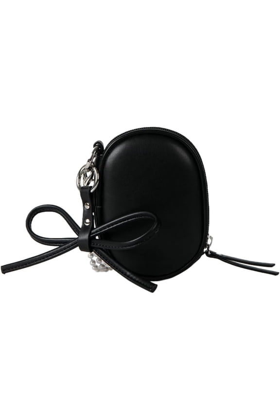 Ladies Cute Bow Crossbody with Chain Bow Tie Mini Handbag Women's Lipstick Bag Waist Bag Waist Chain