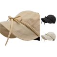 thumbnail image 1 of Ladies Cute Bow Tie Baseball Hat Solid Color Windproof Strap‑on Cap Soft Fabric Daily‑Wear Street‑Style Headwear for Cold Season, 1 of 3