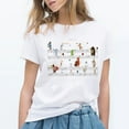 thumbnail image 1 of Ladies Cute Cartoon Music Zoo Print Ladies T Shirt, 1 of 5