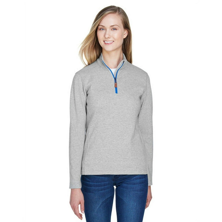 Women's Faux Fur Quarter Zip Sweatshirt - A New Day™ White S