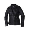 thumbnail image 1 of Ladies Derringer Lambskin Leather Jacket,Black,Size - XL, 1 of 2