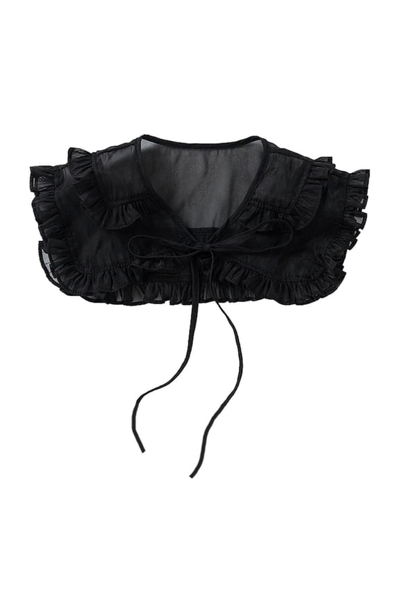 Ladies Detachable Blouse Collar Chiffon Collar Suitable for , Uniforms, Jackets, Etc