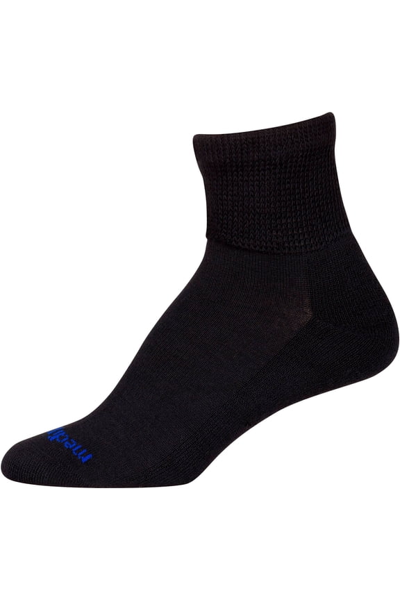 Ladies Diabetic Quarter Socks, 4 Pairs