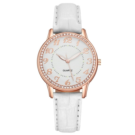 Ladies Diamond Watch Fashion Belt Watch Analog Wrist Watch Small Leather Watch Ladies Watches for Women Watch Leather Band Womens Watch Small Mens Large Face Watch Replacement Watch Band Strap