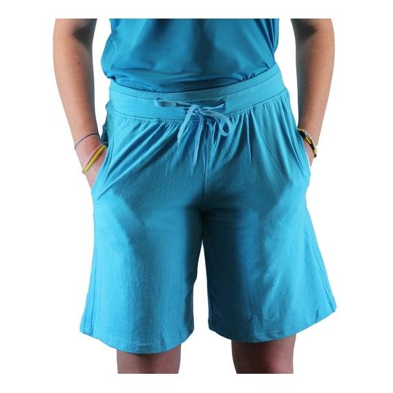 Ladies Drawstring Cotton Lycra Euro Design Casual Sports Bermuda Shorts