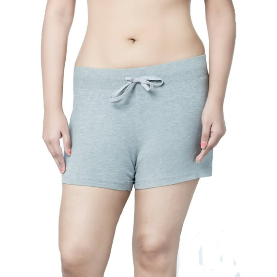 Ladies Drawstring Elastic Waist Cotton Lycra Yoga Beach Sport Shorts Hot Pants