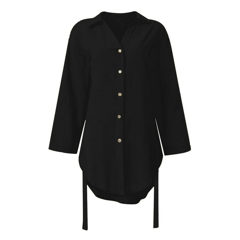 Ladies black shirt uk top