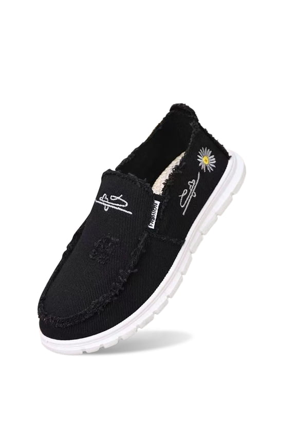 Ladies Dressy Mules Low Heel Comfortable for Brunch & Outings On Shoes For Women Canvas Shoes Outdoor Casual Shoes Comfortable Light Weight Sneakers Canvas