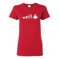 thumbnail image 1 of Ladies Drummer Revolution Funny T-Shirt Tee, 1 of 2