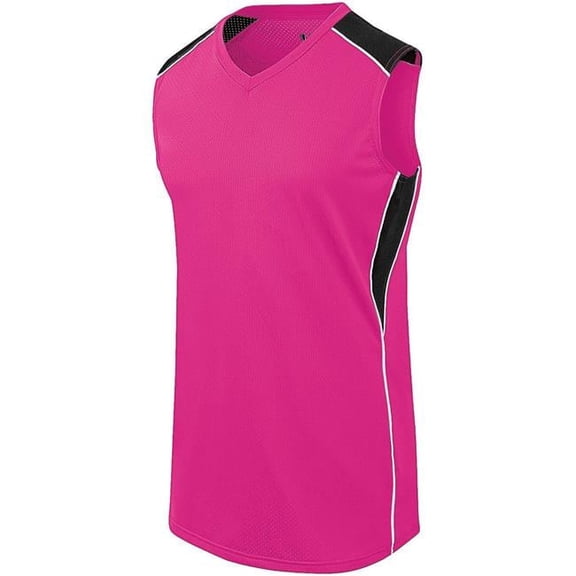 Ladies Dynamite Softball Jersey, Athletic Gold & Black & White - 2XL