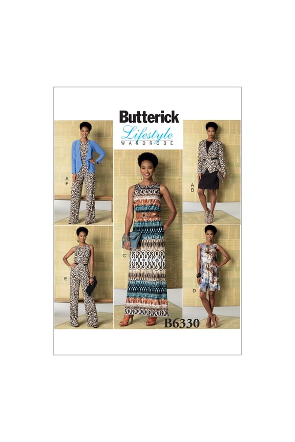 Women's Jacket, Elastic-Waist Dress, Romper and Jumpsuit, L, XL and XXL