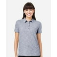 thumbnail image 1 of North End NE115W Women's Eclipse Jacquard Polo-Classic Navy Heather-L, 1 of 6