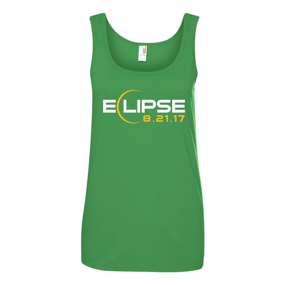 Ladies Eclipse Moon 08.21.17 Funny Sleeveless Tank Tops