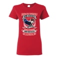 thumbnail image 1 of Ladies Educate Arm Defend Yourself USA God Bless America Patriotic DT T-Shirt Tee, 1 of 2