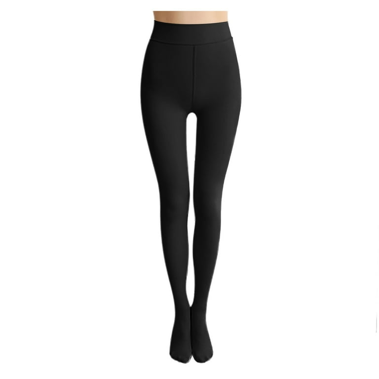 Ladies Elastic Solid Color Leg Bottoming Socks 220G Plus Velvet