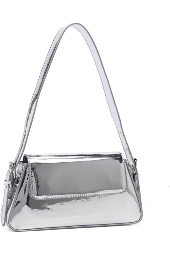 Ladies Elegant Evening Bag Metal Clutch Y2k Shiny Tramp Bag Crossbody Bag Handbag Tote