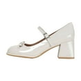 thumbnail image 1 of Ladies' Elegant Mary Jane Pumps, Bow Detail, Mid-High Heel, 1 of 15