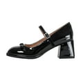 thumbnail image 1 of Ladies' Elegant Mary Jane Pumps, Bow Detail, Mid-High Heel, 1 of 15