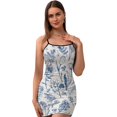 thumbnail image 1 of Ladies Elegant Sling Sleeveless Sexy Dress flowers, 1 of 6