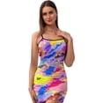 thumbnail image 1 of Ladies Elegant Sling Sleeveless Sexy Dress watercolour, 1 of 6