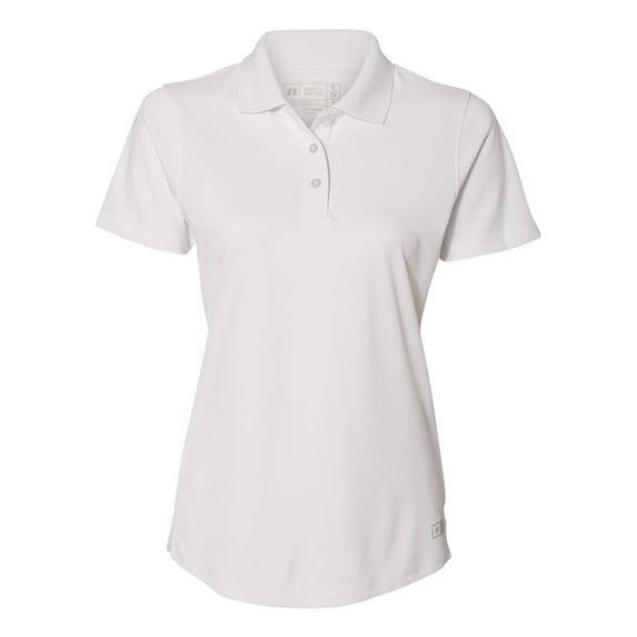 Russell Athletic - Women's Essential Polo - 7EPTUX, 2XL, White