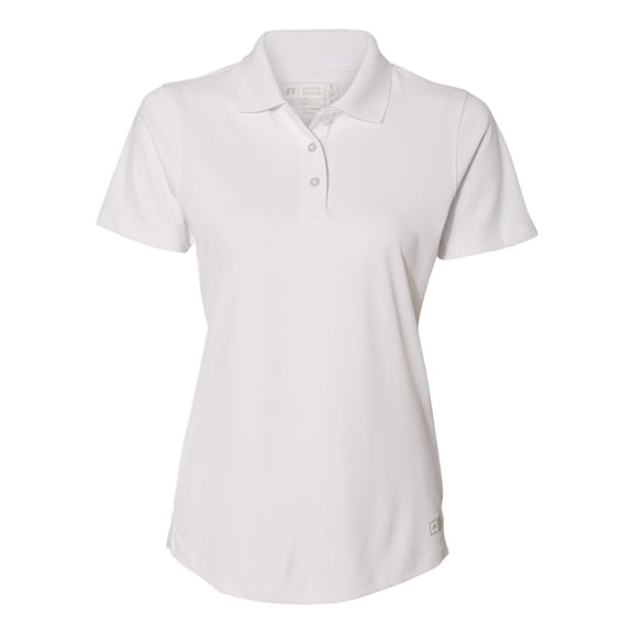 Russell Athletic - Women's Essential Polo - 7EPTUX, M, White