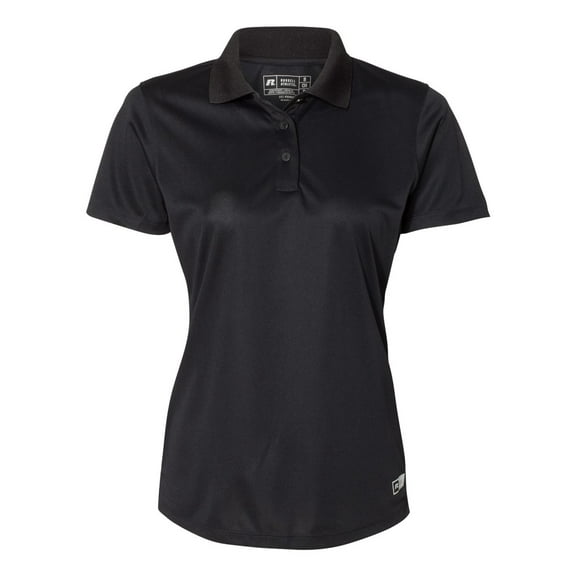 Russell Athletic - Women's Essential Polo - 7EPTUX, S, Black