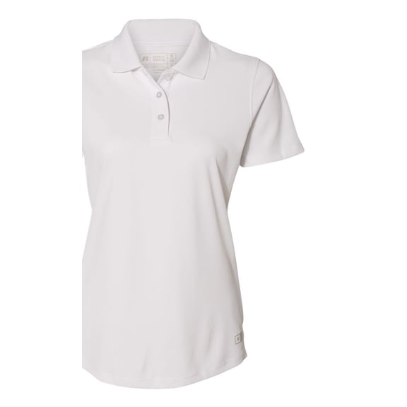 Russell Athletic - Women's Essential Polo - 7EPTUX, XL, White