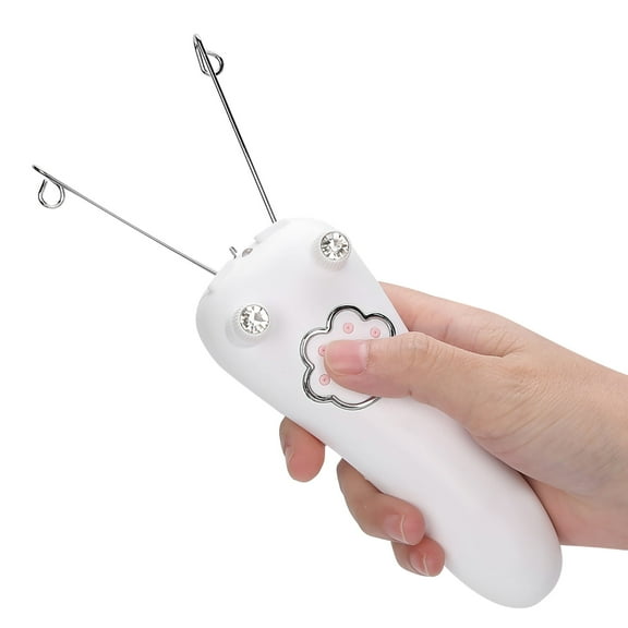 Ladies Facial Hair Remover ,Cordless Electric Women's Beauty Epilator, Facial Threading Hair Removal for Women, Rechargeable Face Hair Remover Cotton Thread Epilator[White]