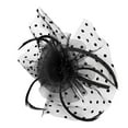 thumbnail image 1 of Ladies Fascinator Hats! Audhol Flower Cocktail Tea Party Headwear Feather Fascinators Top Hat for Women Fascinator for Women Black One Size, 1 of 7