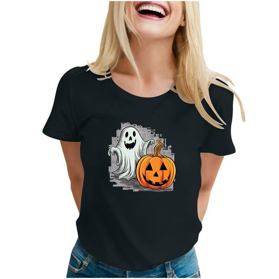 Ladies Fashion Cute Printed Shoulder T Shirt Top 73215 Womens A Shirts T Shirts Solid Colors Women under Scrub Women Long Sleeve Shirts Short Sleeve Sports Shirts T Shirts Women T Shirts Short Sleeve