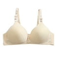 thumbnail image 1 of Ladies Fashion Thin Breathable Steel Ring Bra - Sexy Sagging Design, Nylon/Spandex, for All-Day Comfort - 36-42 Sizes, 1 of 3