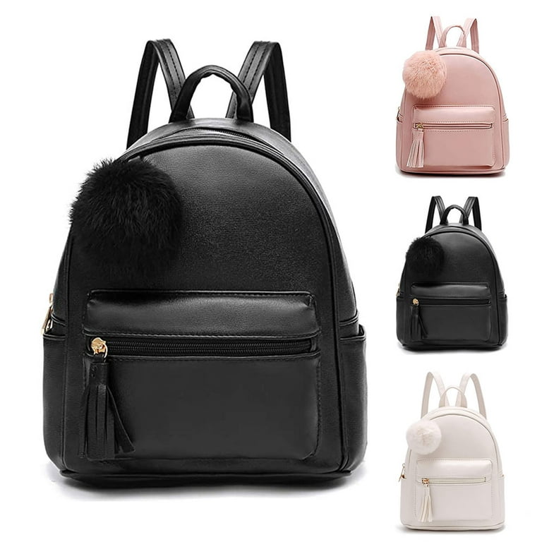 Bangyan Ladies Fashion Travel Shoulder Bag Vintage Backpack for Women School Bags for Girl Soft, Women's, Size: One size, Black