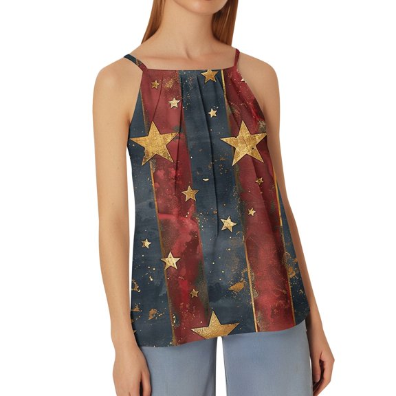 Ladies' Fashionable And Casual Pleated Round Neck Solid Color Top 8