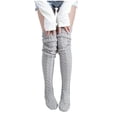 thumbnail image 1 of Fjofpr Socks for Women Womens Socks Ladies' Fashionable Casual Solid Color Knee High Mid Tube Home Socks, 1 of 4