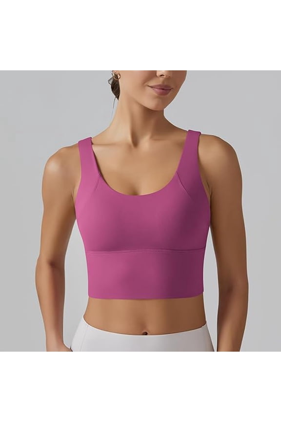 Ladies' Fashionable And Casual V Shaped Beautiful Back Cloud Feeling Integrated Cup Sports Bra Tight Fitting High Elasticity Running Fitness Yoga Suit Bra Women Bras Wireless Front Closure Bras for