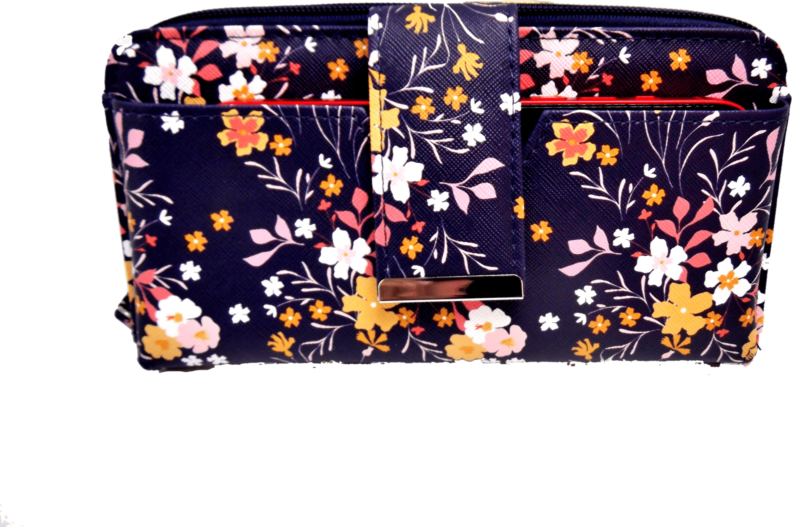 Personalized Photo & Name Wallet For Women – Sunflower RFID Protected Faux Leather - View #5